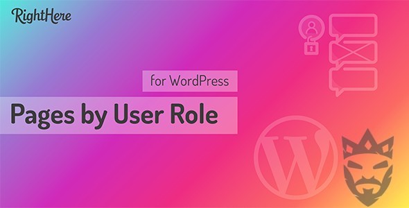 Pages by User Role for WordPress