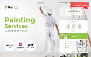 Paintio - Wallpapering & Painting Services WordPress Theme