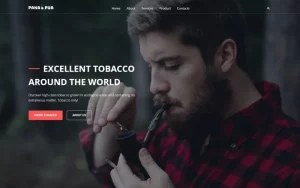 Pakapua - Tobacco Company WordPress Theme