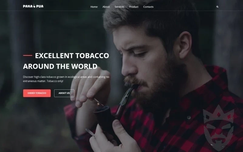 Pakapua - Tobacco Company WordPress Theme