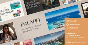 Palatio — Luxury Hotel  Resort WordPress Theme