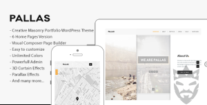 Pallas - Creative Multi-Purpose WordPress Theme