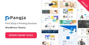 Pangja - Print Shop  Printing Company WordPress theme