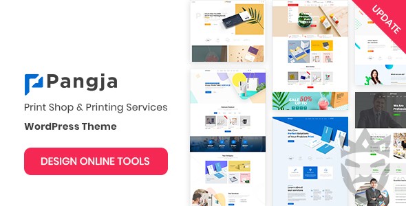 Pangja - Print Shop  Printing Company WordPress theme