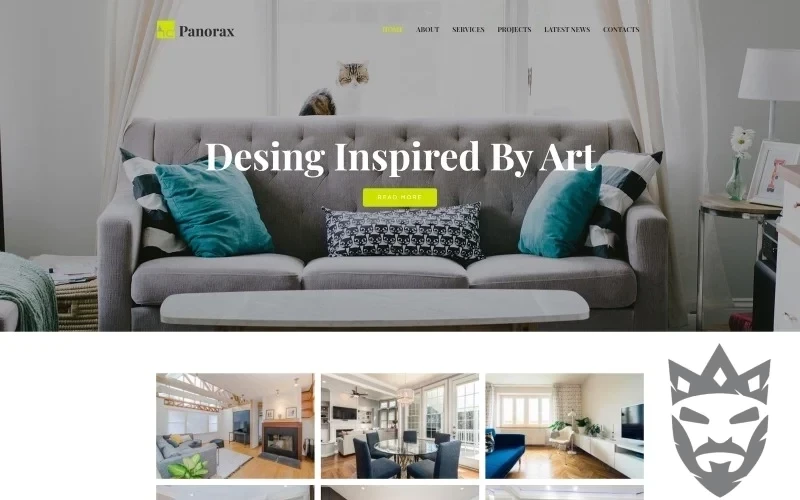 Panorax - Interior Design Multipurpose Modern WordPress Elementor Theme WordPress Theme