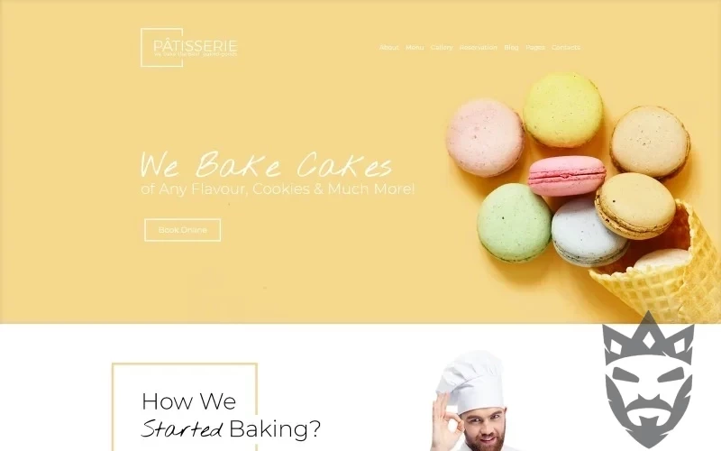 Patisserie - Cakery Responsive WordPress Theme