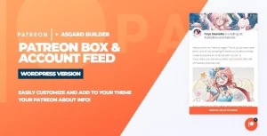 Patreon Box and About Feed WordPress Plugin