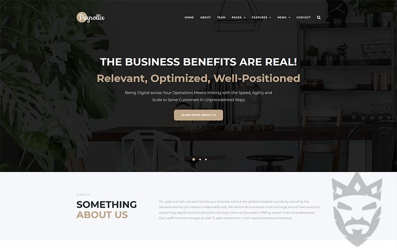 Payrollix - Internet Business Accounting WordPress Theme