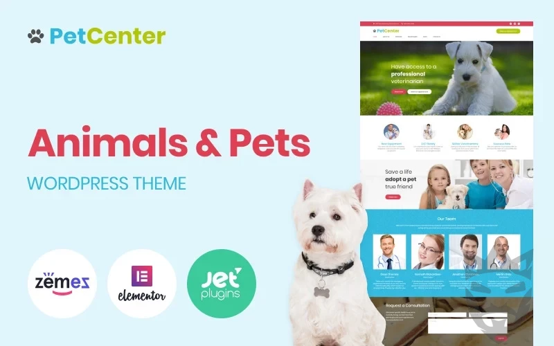 PetCenter - Animals & Pets Responsive WordPress Theme