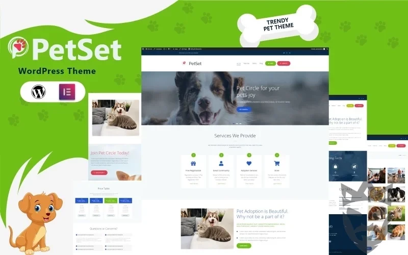 PetSet Elementor WordPress Theme