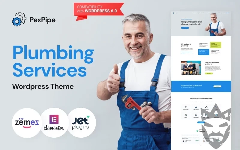 PexPipe - Plumbing Services WordPress Theme