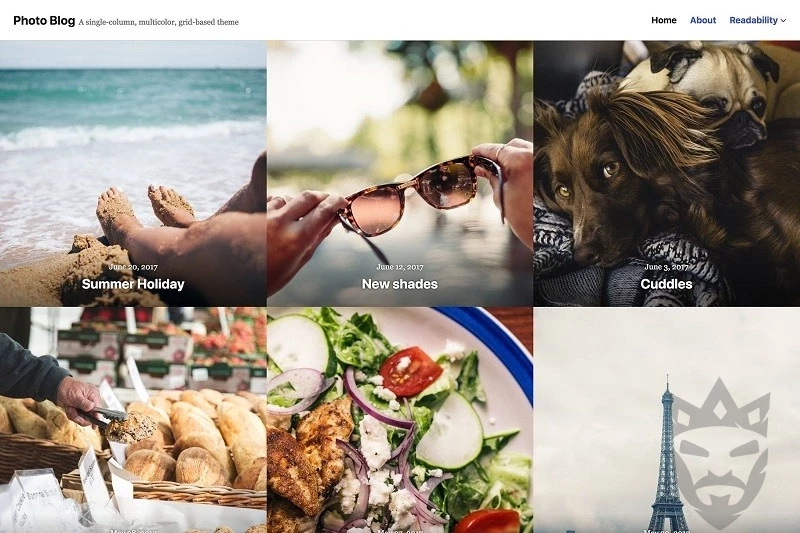 Photo Blog WordPress Theme CreativeMarket