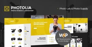 Photolia | Photo Company  Supply Store WordPress Theme