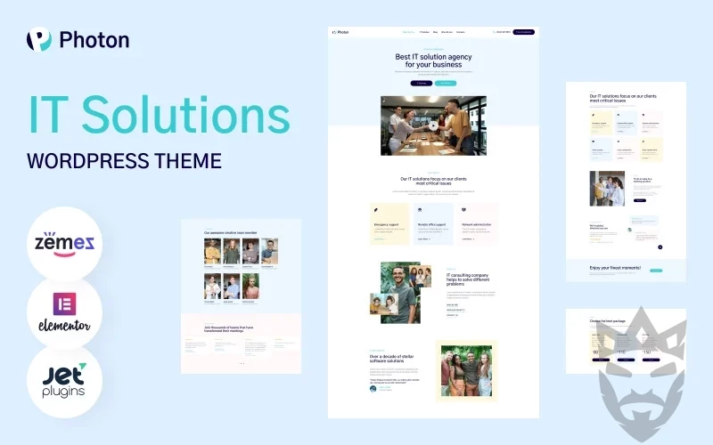 Photon - IT Solutions WordPress Theme