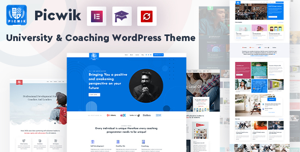 Picwik - University  Coaching WordPress Theme