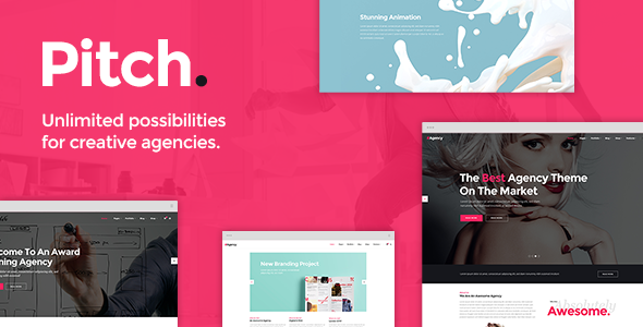 Pitch - Digital Agency  Freelancer Theme