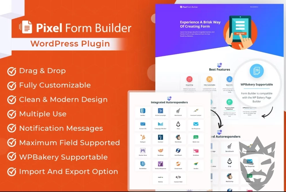 Pixel WordPress Form BuilderPlugin & Autoresponder