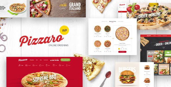 Pizzaro - Fast Food  Restaurant WooCommerce Theme