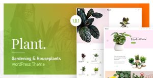 Plant - Gardening  Houseplants WordPress Theme