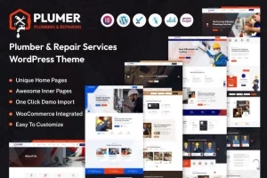 Plumer  – Plumbing & Repair Services WordPress Theme