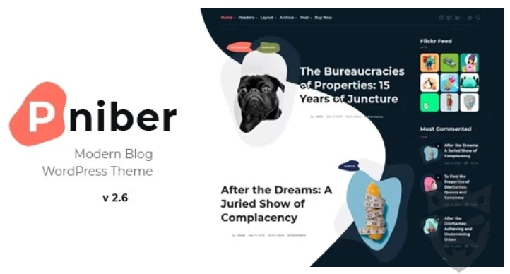 Pniber – Modern Blog WordPress Theme