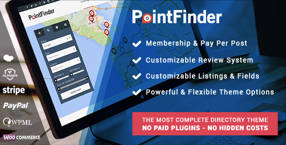 PointFinder | Directory  Listing WordPress Theme