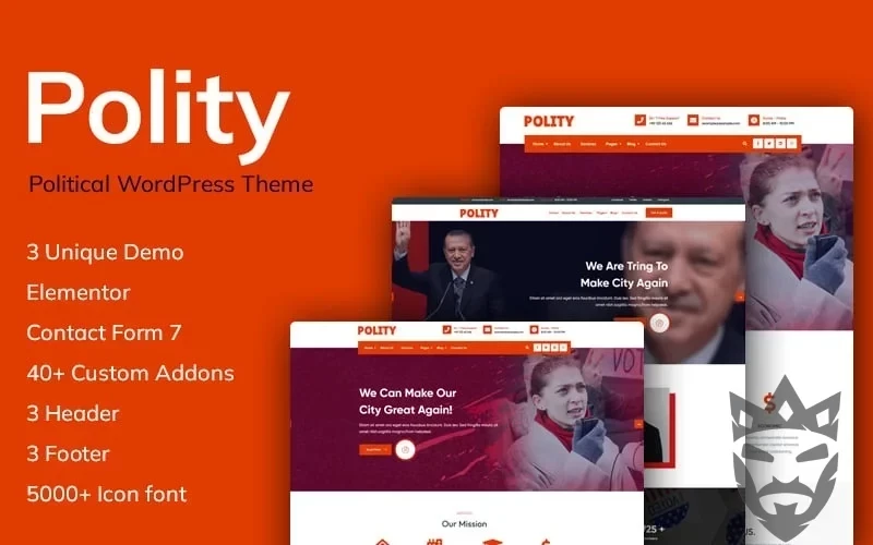 Polity - Political WordPress Theme