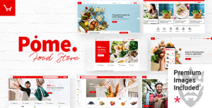 Pome - Food Store  Grocery Marketplace WordPress Theme