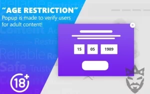 Popup Builder Age Restriction