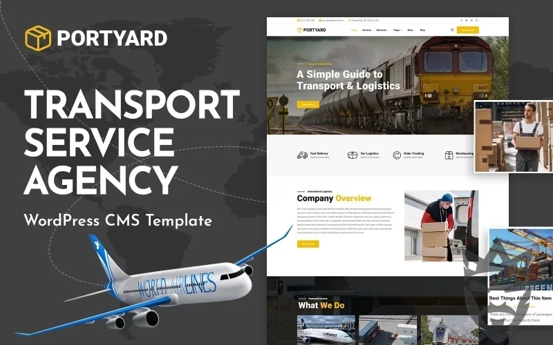 PortYard - Logistics & Transport WordPress Theme