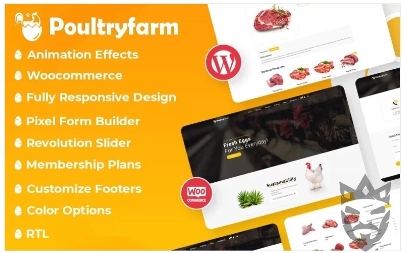 Poultry Farm Woocommerce Theme