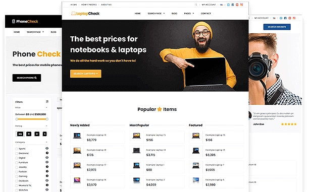 PremiumPress Price Comparison Theme