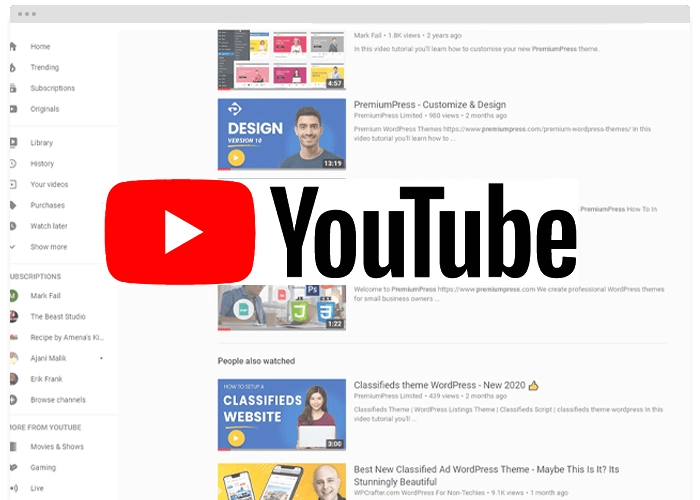 PremiumPress YouTube Video Import WordPress Plugin