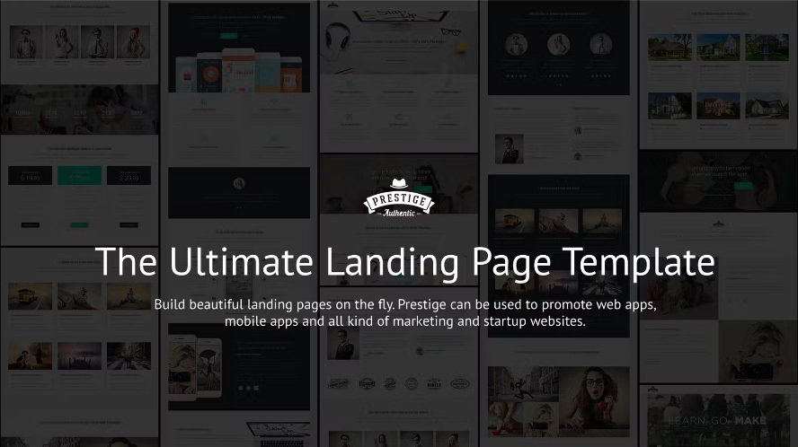 Prestige - Multi Purpose WordPress Landing Pages