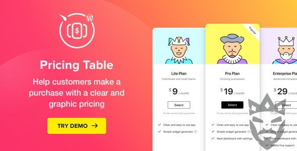 Pricing Table — WordPress Pricing Table Plugin