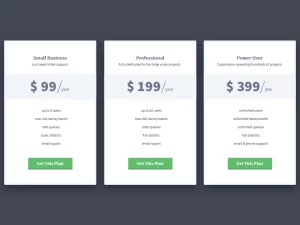 Pricing Tables by United Themes