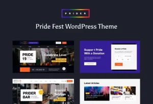 Prider - LGBT & Pride Parade WordPress Theme