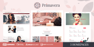 Primavera - Beauty Salon  Hairdresser WordPress Theme