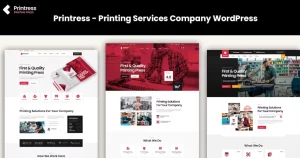 Printress - Printing Services Company WordPress