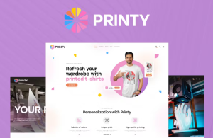 Printy – Custom Printing  T-Shirt Design Theme