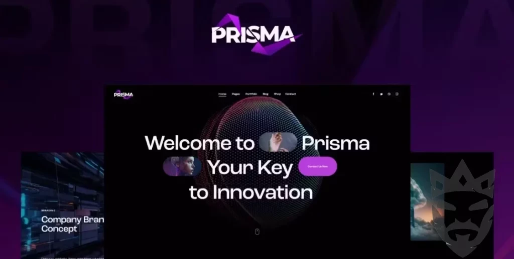 Prisma – Digital Startup & App WordPress Theme + AI