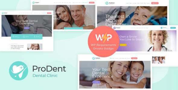 ProDent | Dental Clinic  Doctor WordPress Theme + Elementor + RTL