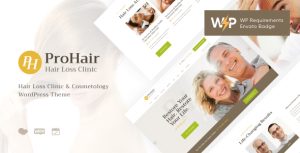 ProHair | Hair Loss Clinic  Cosmetology WordPress Theme