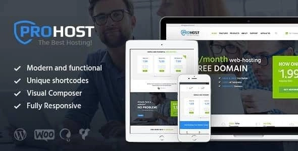 ProHost - A Trendy Internet Hosting & Technology WordPress Theme