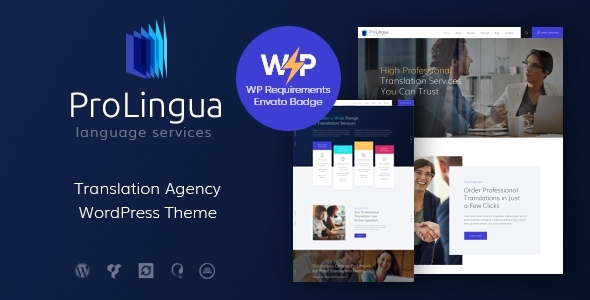 ProLingua | Translation Bureau  Interpreting Services WordPress Theme