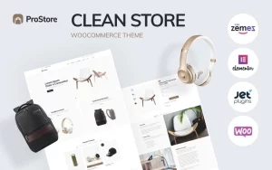 ProStore - Clean Store Template For WooCommerce With Elementor