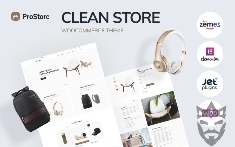 ProStore - Clean Store Template For WooCommerce With Elementor