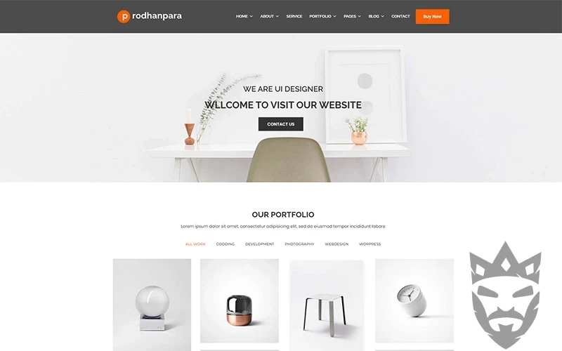 Prodhanpara - Personal portfolio WordPress Theme