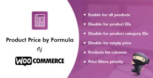 Product Price by Formula Pro for WooCommerce