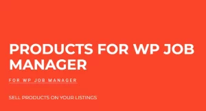 Products for WP Job Manager